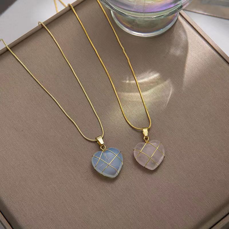 Cartoon Princess Moonstone Necklace