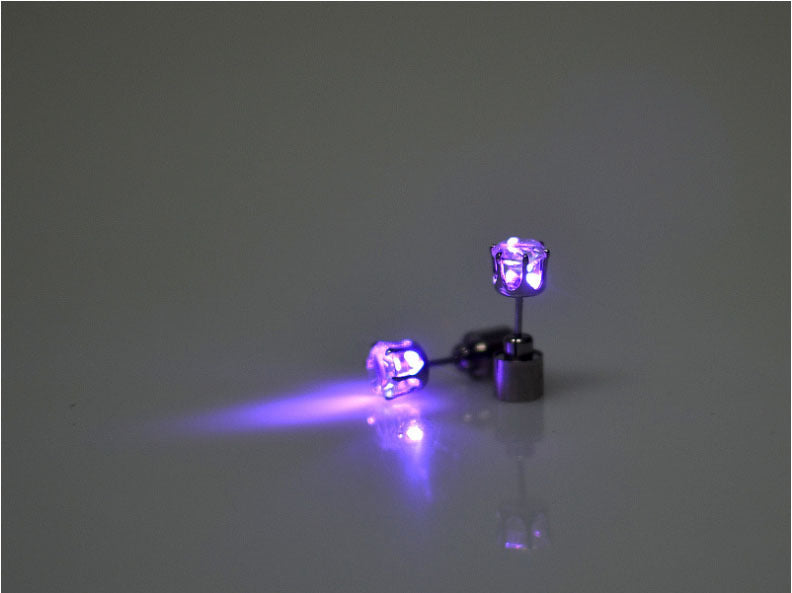 LED Crown Earrings