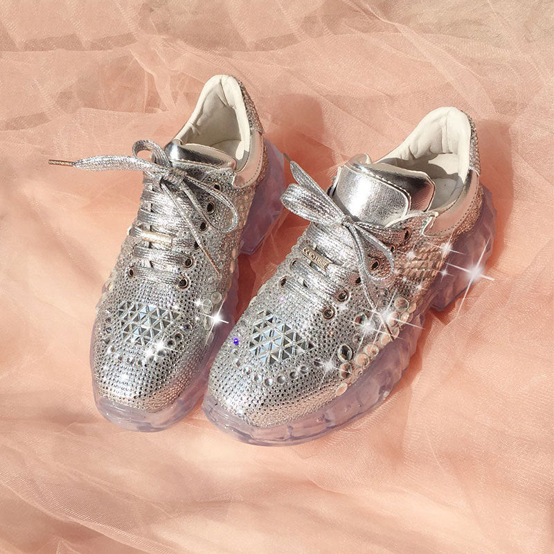 Rhinestone sneakers