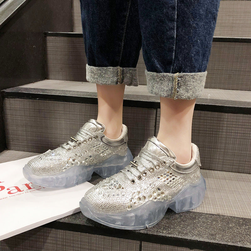 Rhinestone sneakers