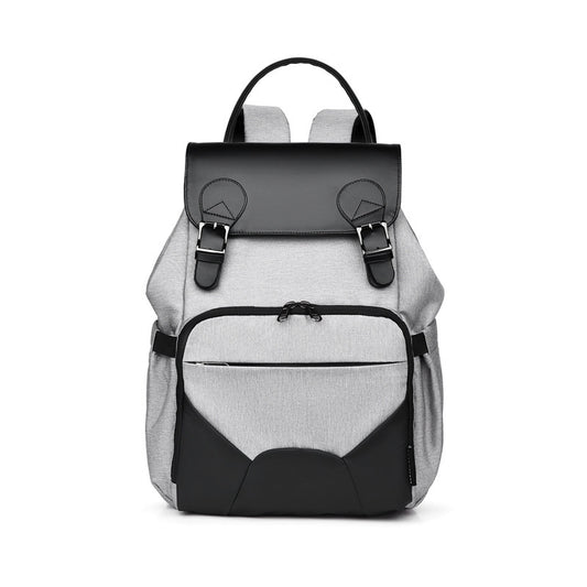 Maternity Leather Nappy Backpack