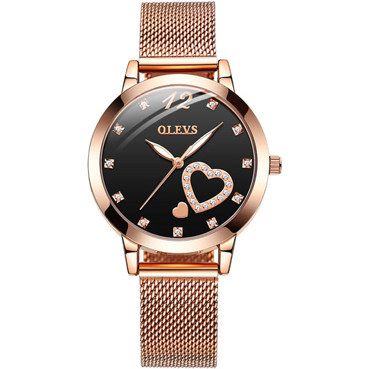 Rose Gold Quartz Fashion Watch