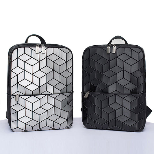 Unique Diamond Geometric Backpack - Perfect for Work and Play