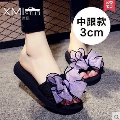 Summer ladies' slippers, butterflies, sandals, slippers and antiskid slippers