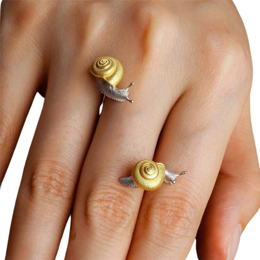 Snail Ear Studs Earrings Personality One-pair Package