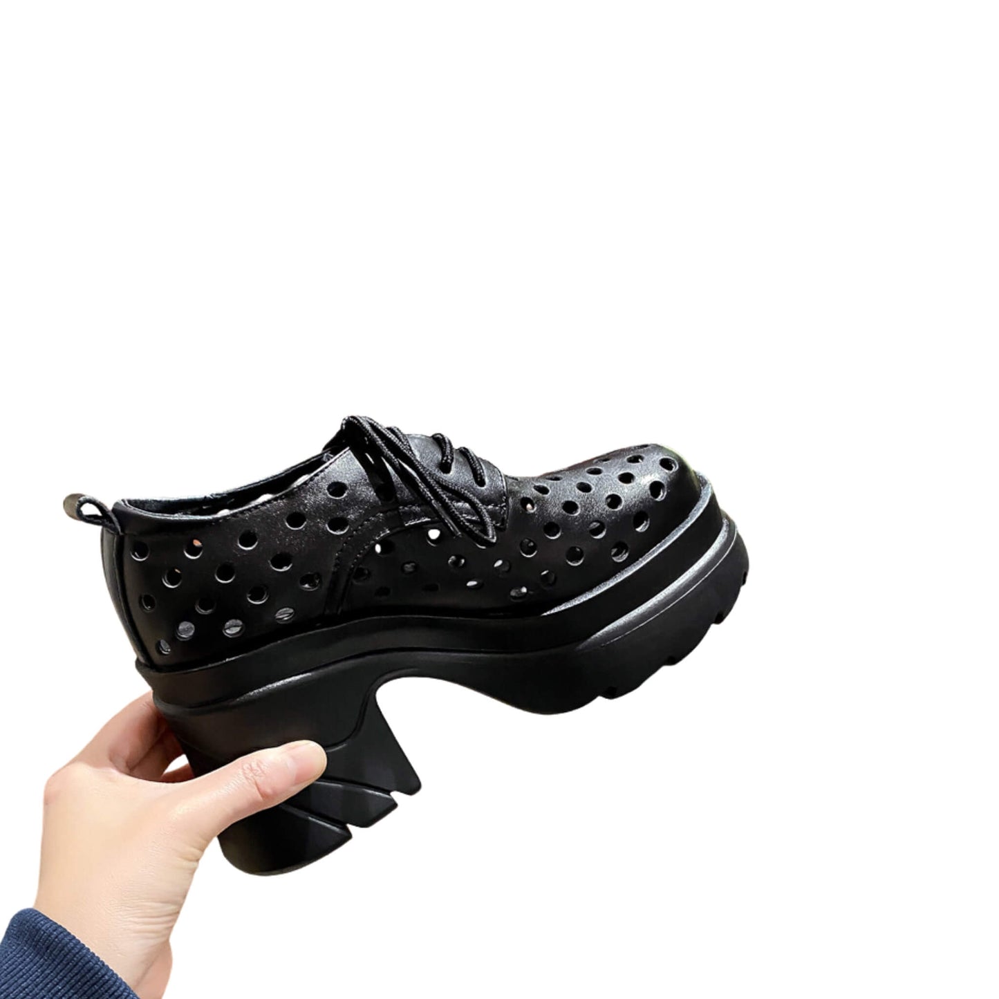 Women Leather Waterproof Platform Fashion Shoes