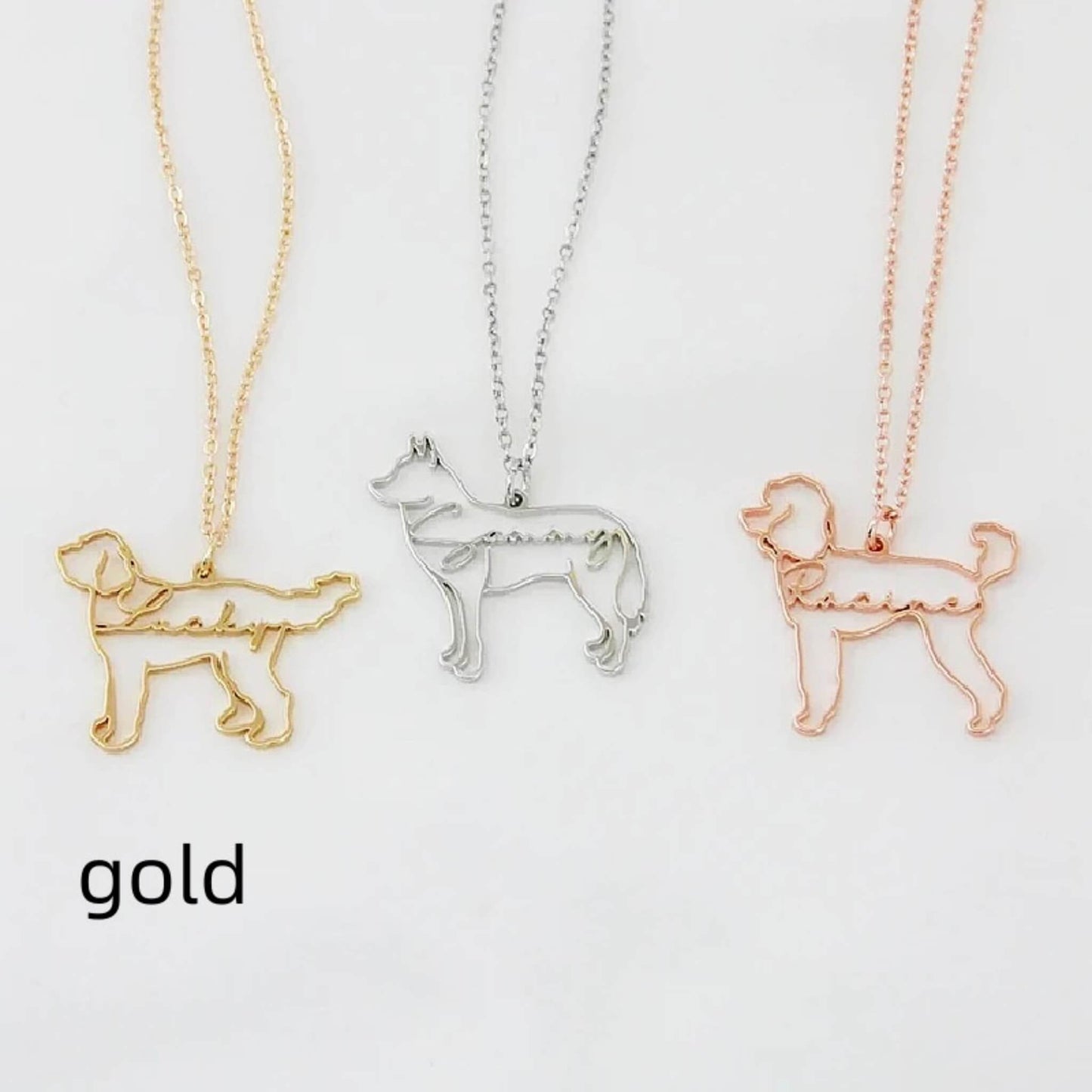 Pet Name Pendant Necklace