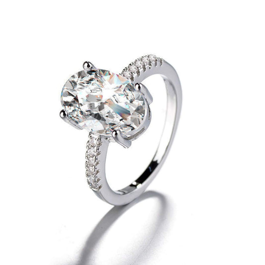 Moissanite Diamond Ring