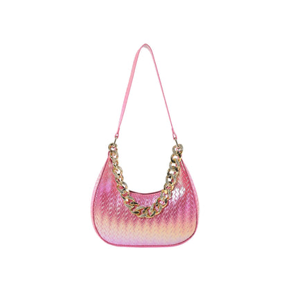 Women's Fashion Colorful Shiny Shoulder Bag