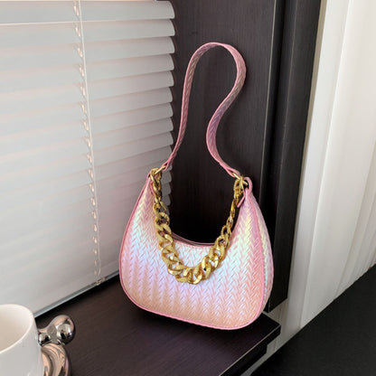 Women's Fashion Colorful Shiny Shoulder Bag