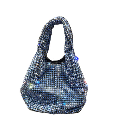 Rhinestone Vest Bucket Bag Chain