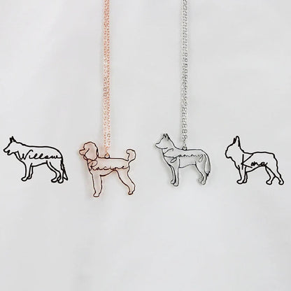 Pet Name Pendant Necklace