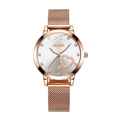 Rose Gold Quartz Fashion Watch