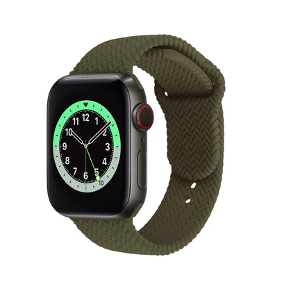 Silicone Woven Watch Strap