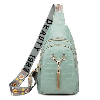 Deer Tassel Crossbody Bag