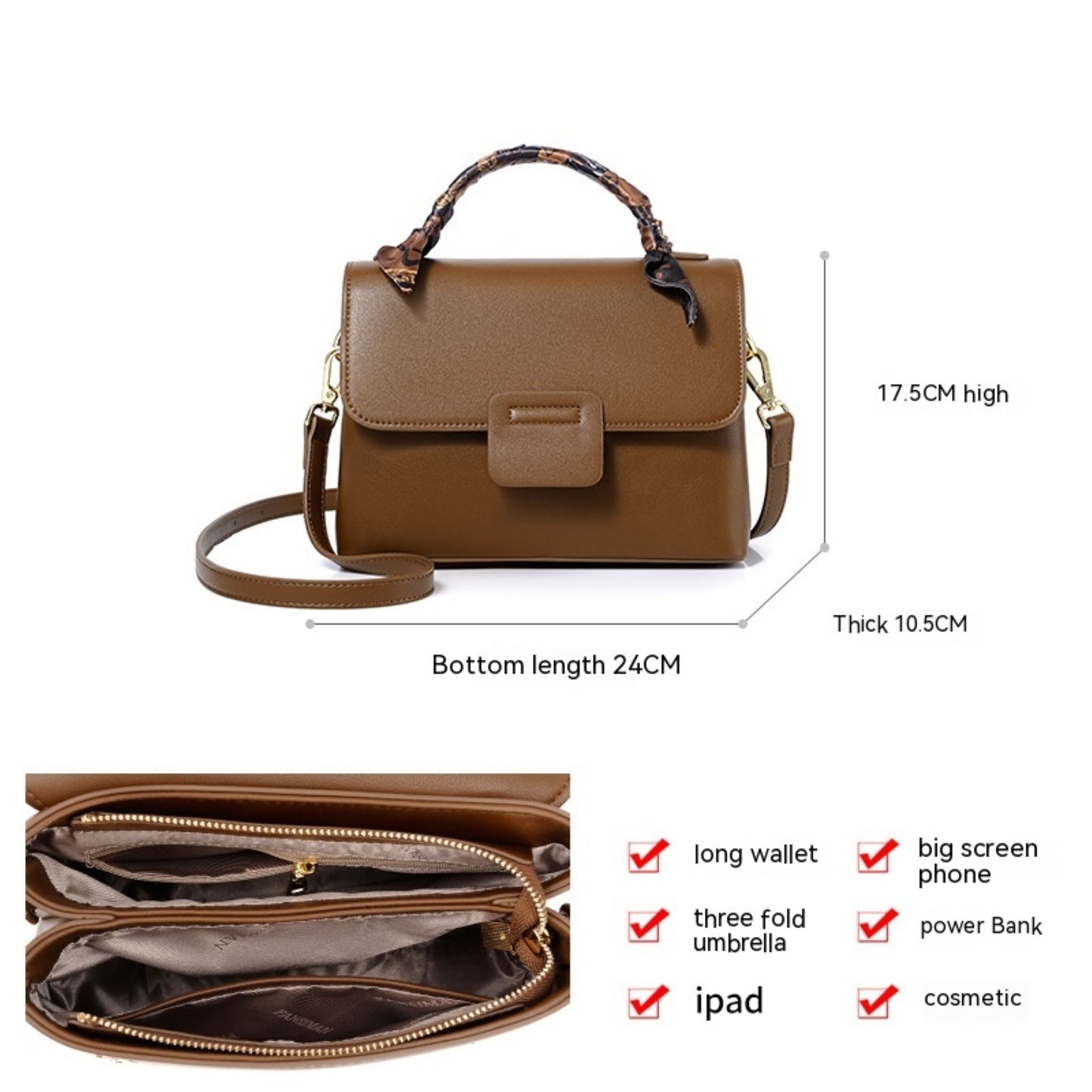 Women's Crossbody Bag High-grade Versatile Shoulder