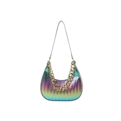 Women's Fashion Colorful Shiny Shoulder Bag