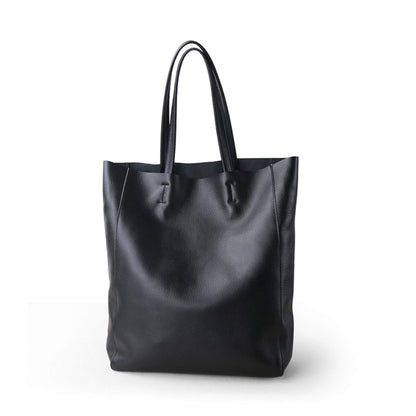 Premium Cowhide Large-Capacity Leather Tote Bag