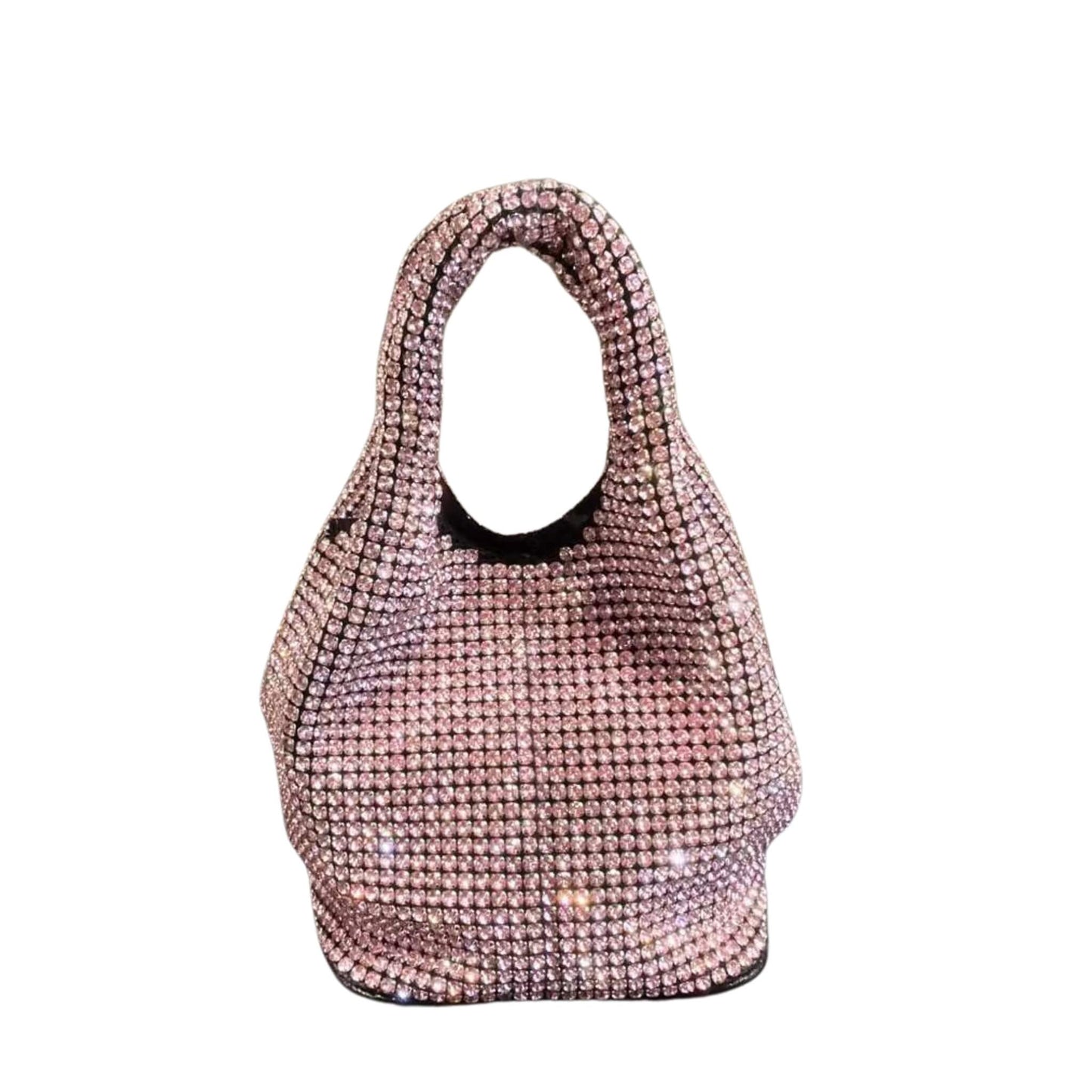 Rhinestone Vest Bucket Bag Chain