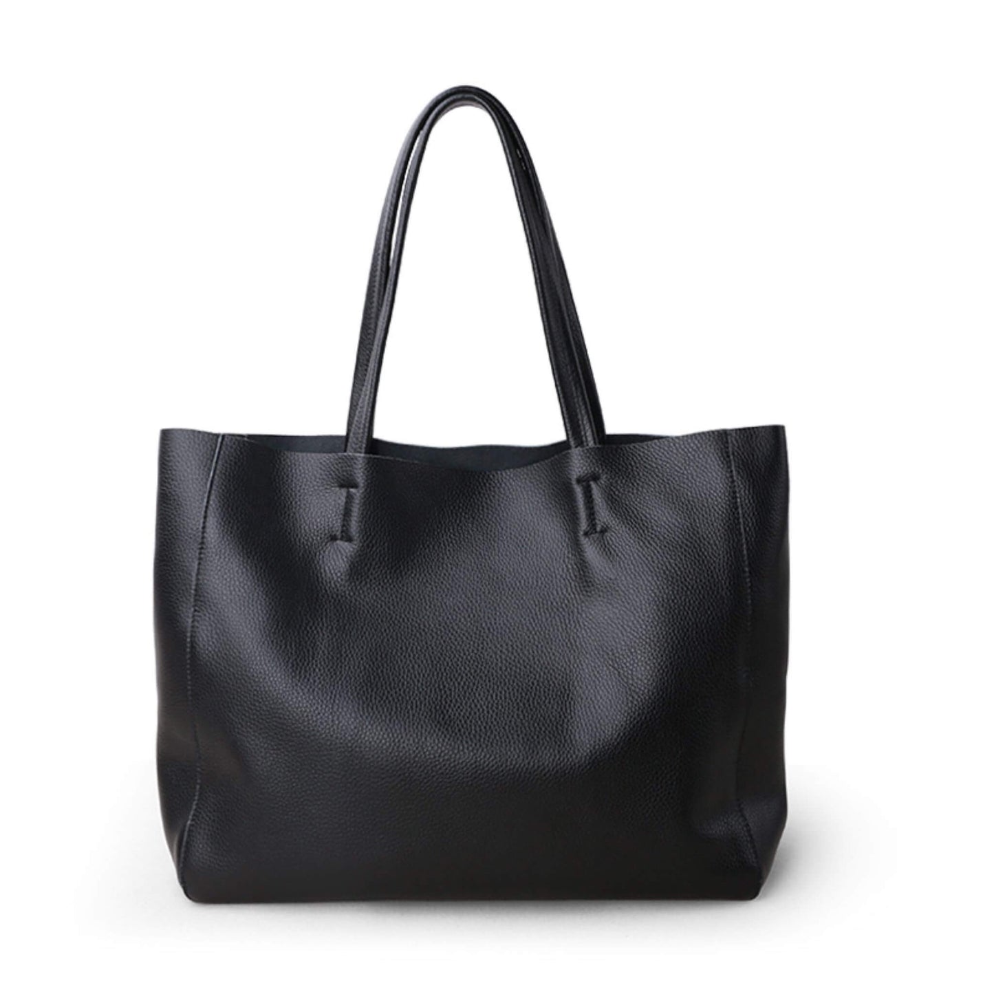 Premium Cowhide Large-Capacity Leather Tote Bag