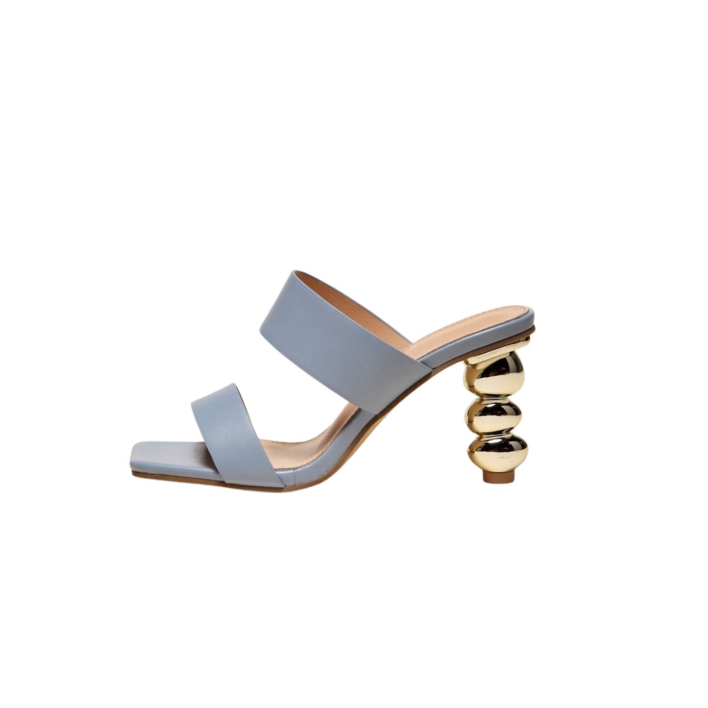 Summer fashion high heel sandals, electroplating design, artificial PU upper, rubber sole, stylish European-American look for women