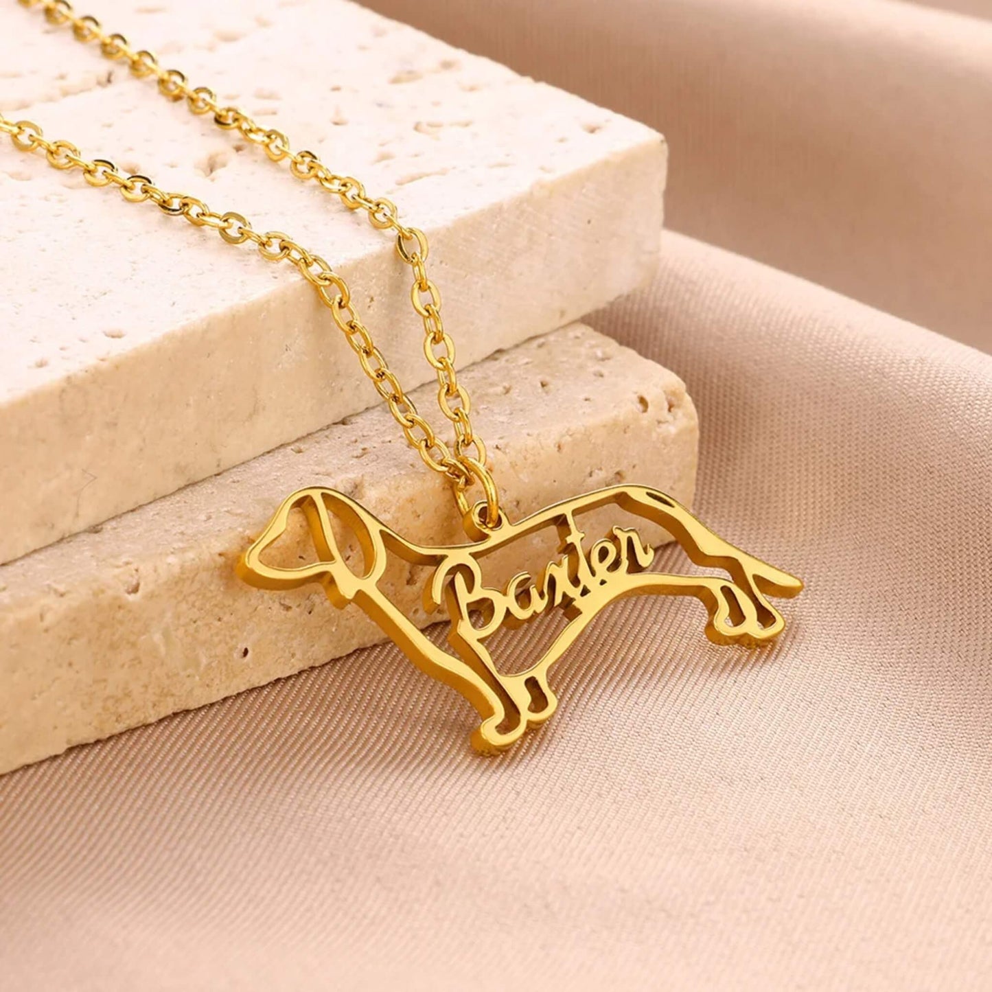 Pet Name Pendant Necklace