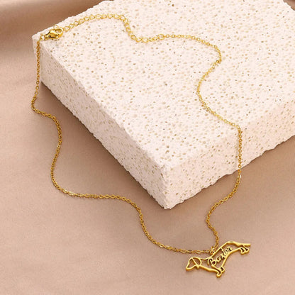 Pet Name Pendant Necklace