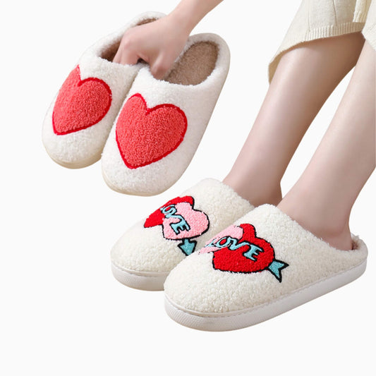 Valentine's Day Fashion Plush Slippers