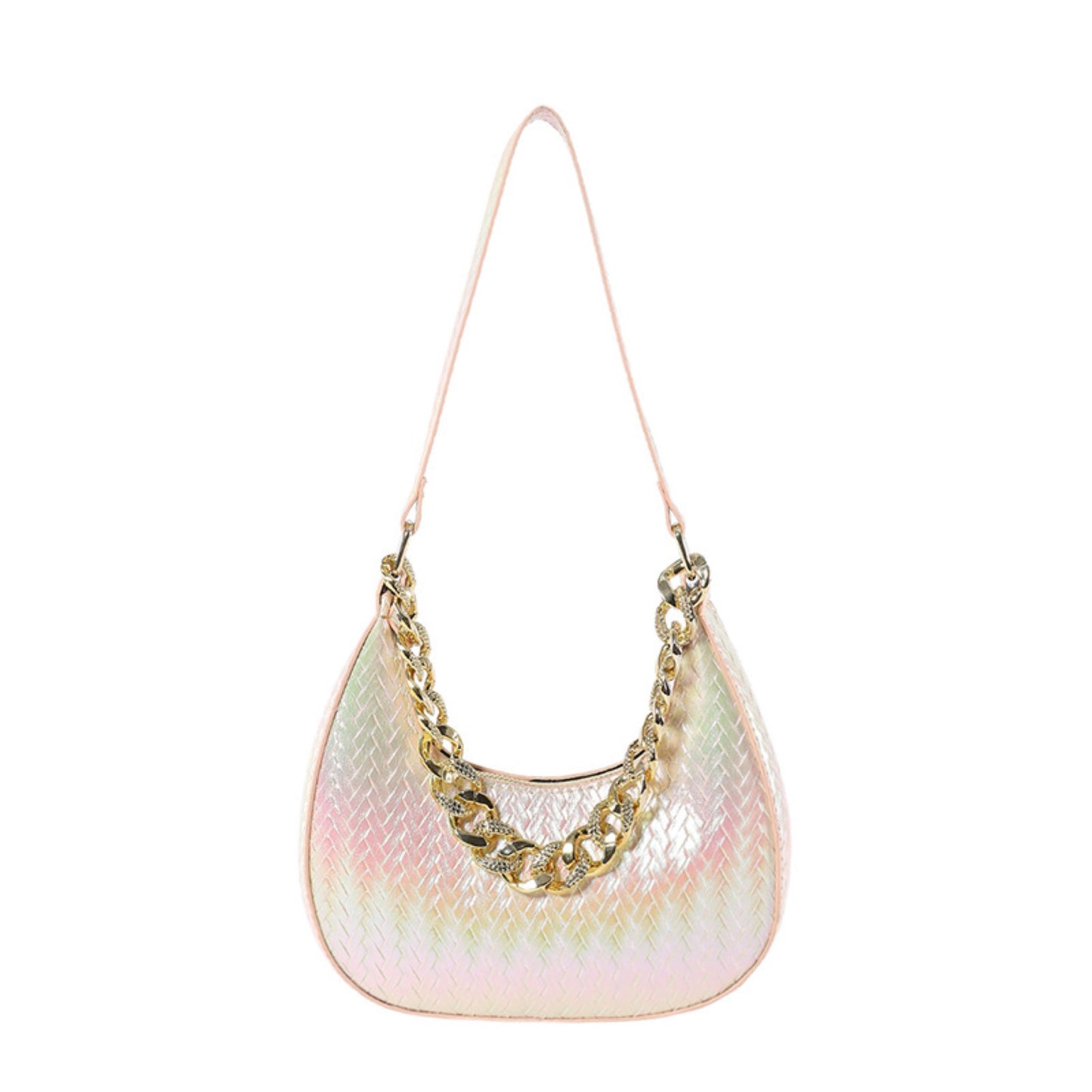 Women's Fashion Colorful Shiny Shoulder Bag