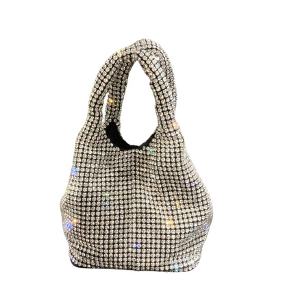 Rhinestone Vest Bucket Bag Chain