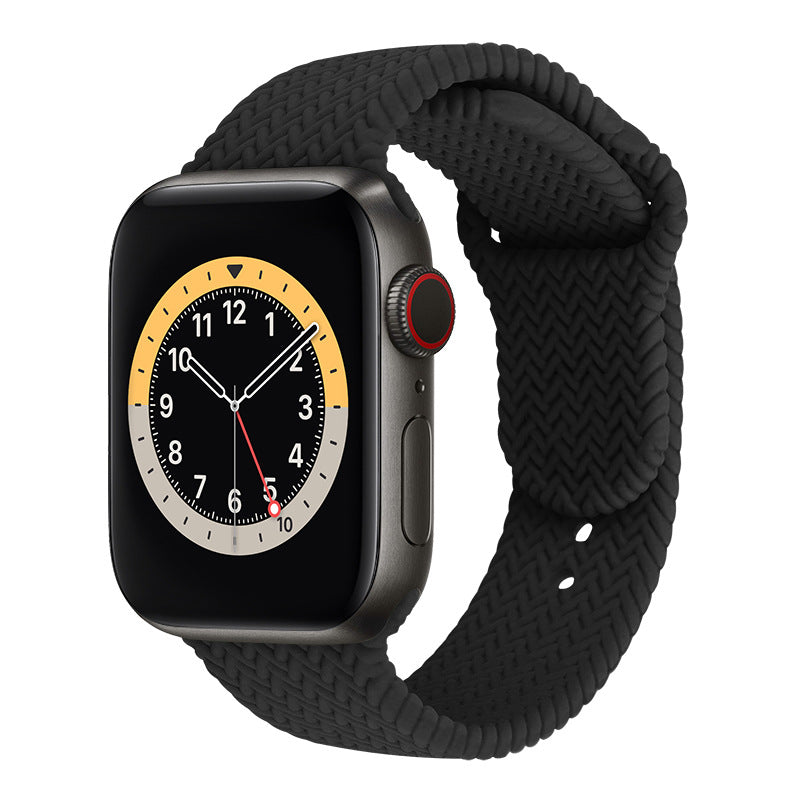 Silicone Woven Watch Strap