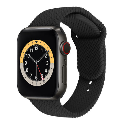 Silicone Woven Watch Strap