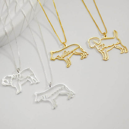 Pet Name Pendant Necklace