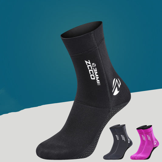 Winter swimming non-slip diving socks