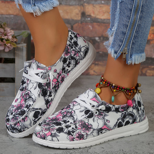 Chic Leisure Shoes with Flower Design - Perfect for Everyday Wear