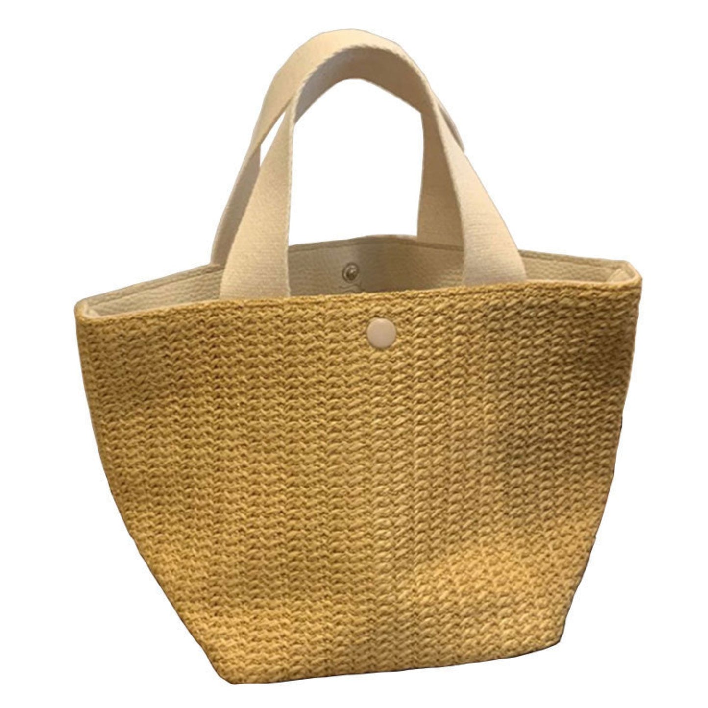 Straw shoulder bag with bucket shape, casual and trendy design, made from rattan, available in black and white, perfect for women’s daily use