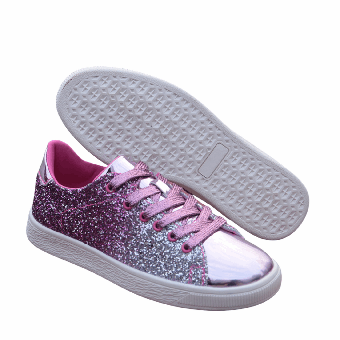 Color Sequin Street Low Shoes - Trendy low-profile shoes adorned with colorful sequins, perfect for making a stylish statement. Designed for casual wear, these shoes combine comfort and flair, ideal for adding a fun touch to any streetwear outfit