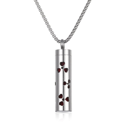 Stylish pendant necklace with an essential oil diffuser, featuring an intricate design that allows for a subtle release of fragrance, perfect for a personal, on-the-go aromatherapy experience.