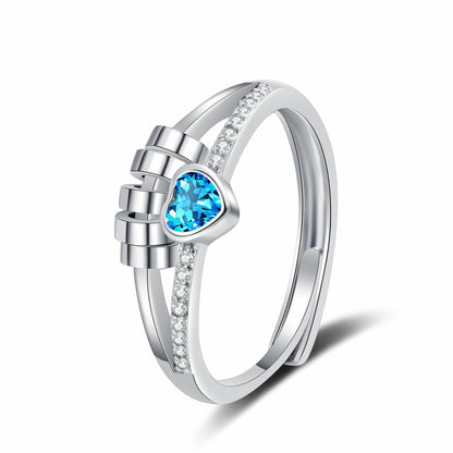 Heart Diamond Ring