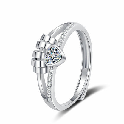 Heart Diamond Ring