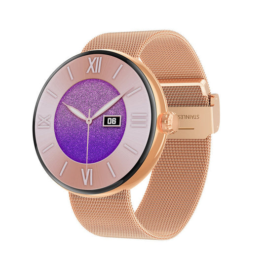 Smartwatch for women with color screen, stylish design featuring fitness tracking, notifications, and health monitoring functions