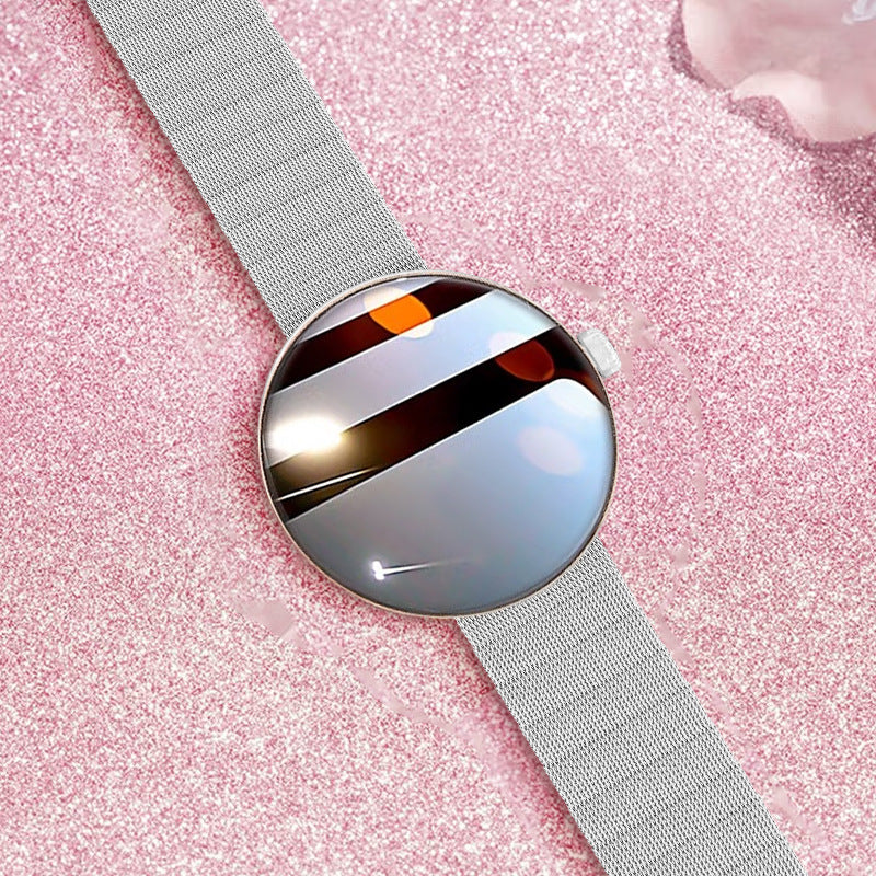 Smartwatch for women with color screen, stylish design featuring fitness tracking, notifications, and health monitoring functions