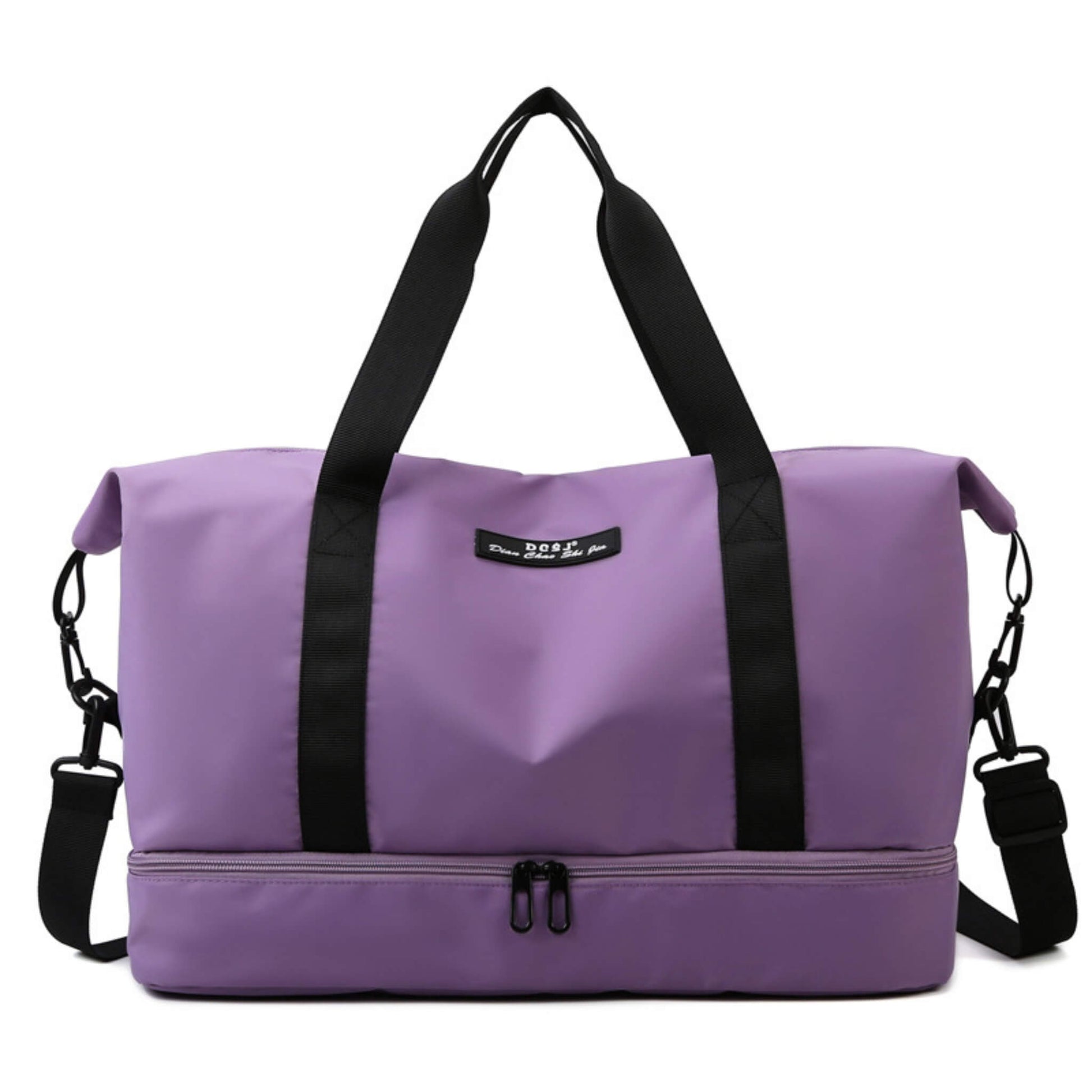 Waterproof Travel Duffle with Shoe Compartment stylieday.com