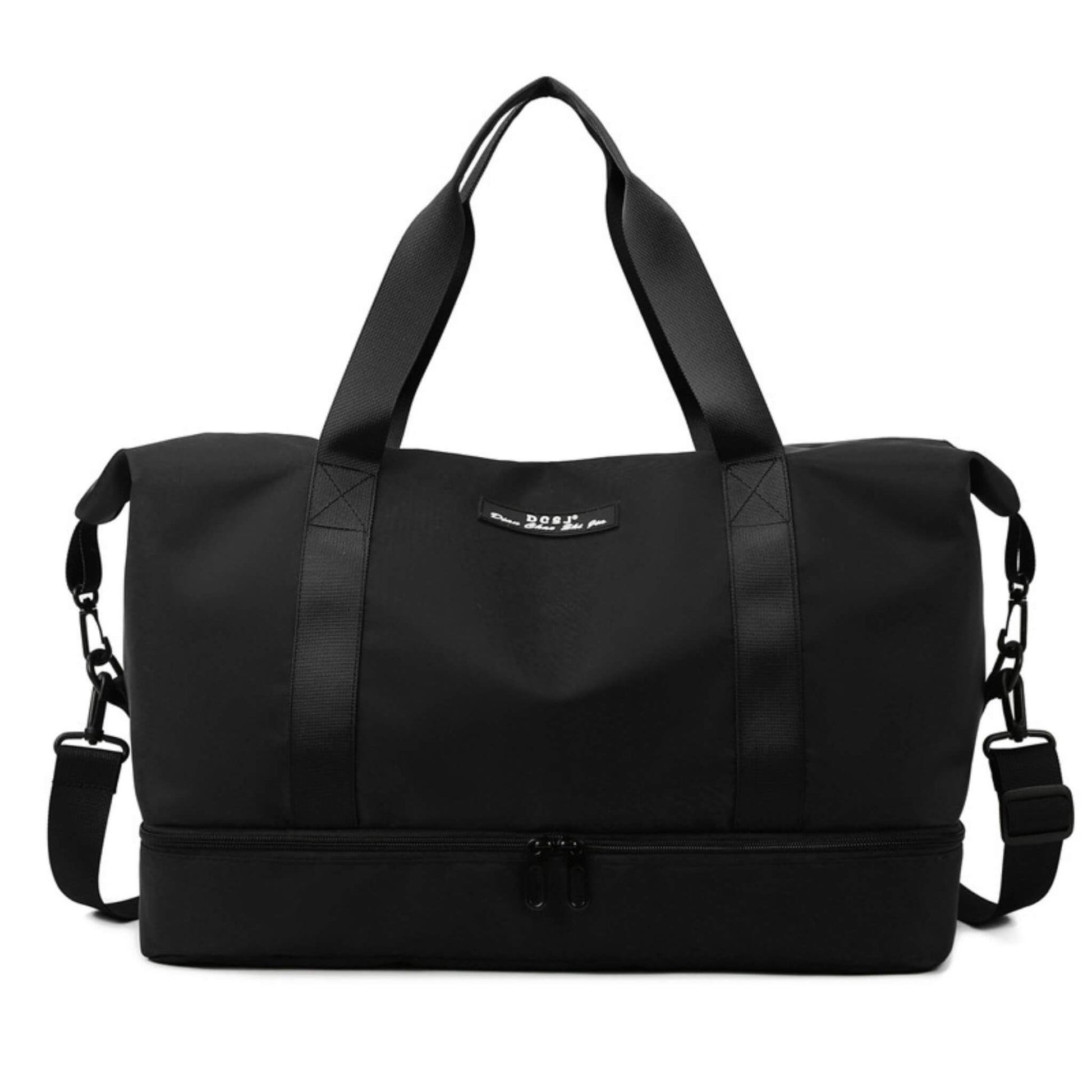 Waterproof Travel Duffle with Shoe Compartment stylieday.com