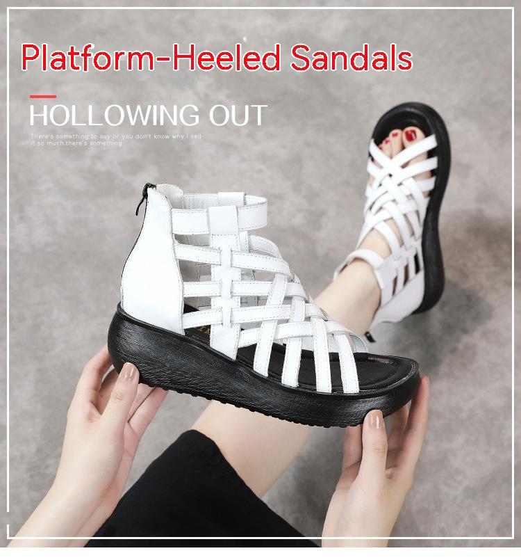 Ethnic Style Retro Wedge Sandals