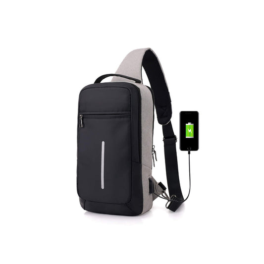 Anti - Theft USB Chest Bag for Men & Women | Casual & Stylish