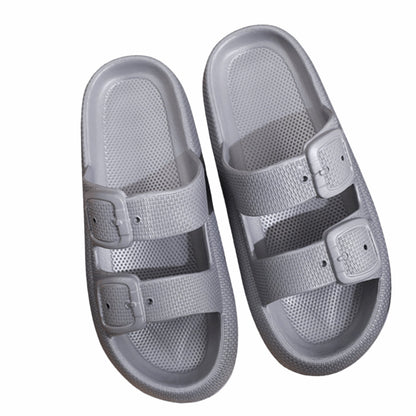 Buckle Slippers for Women & Men | EVA Outdoor Indoor Thick - Soled