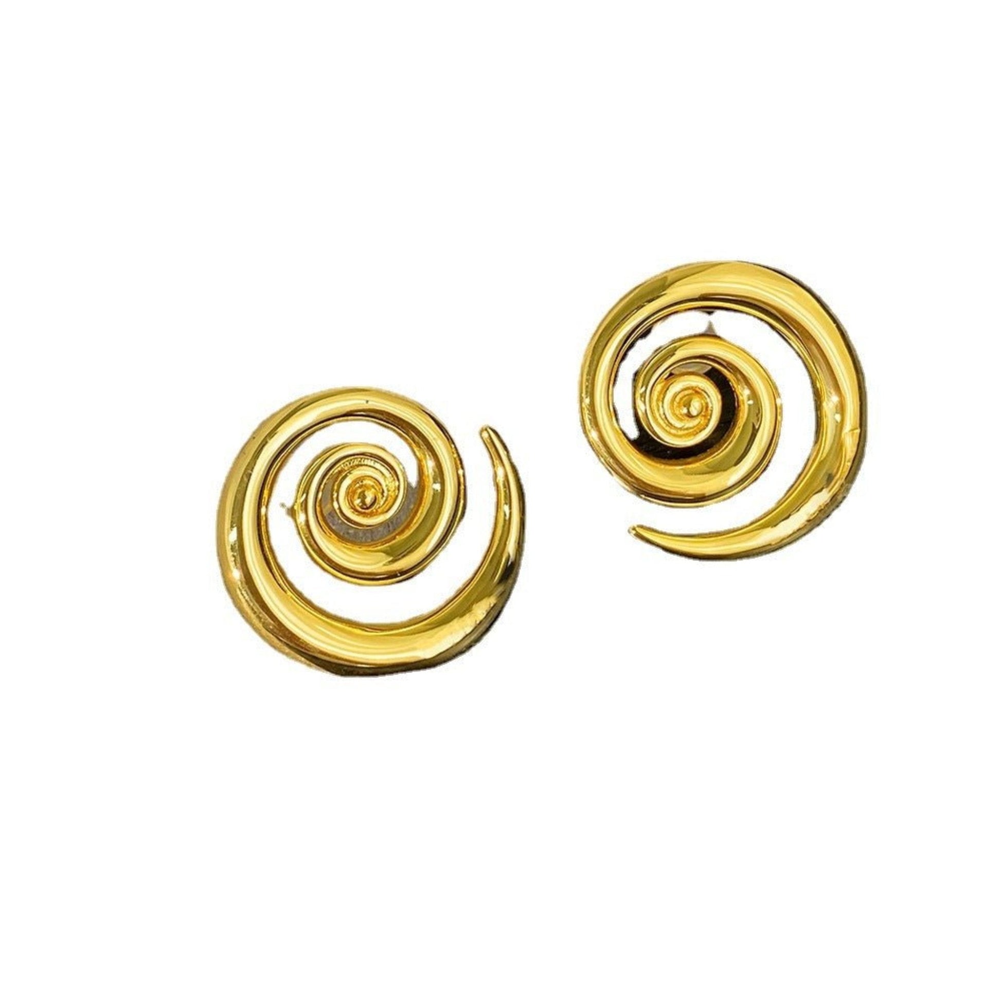 Geometric hollow metal earrings for women, electroplated for durability, featuring a trendy design. Ideal for modern fashion and versatile style