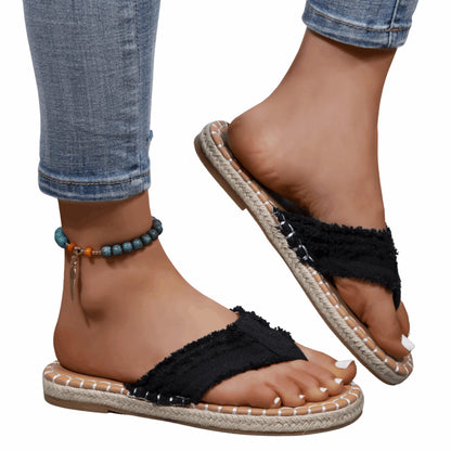 Canvas Flip Flops for Women | Casual, Comfortable & Stylish