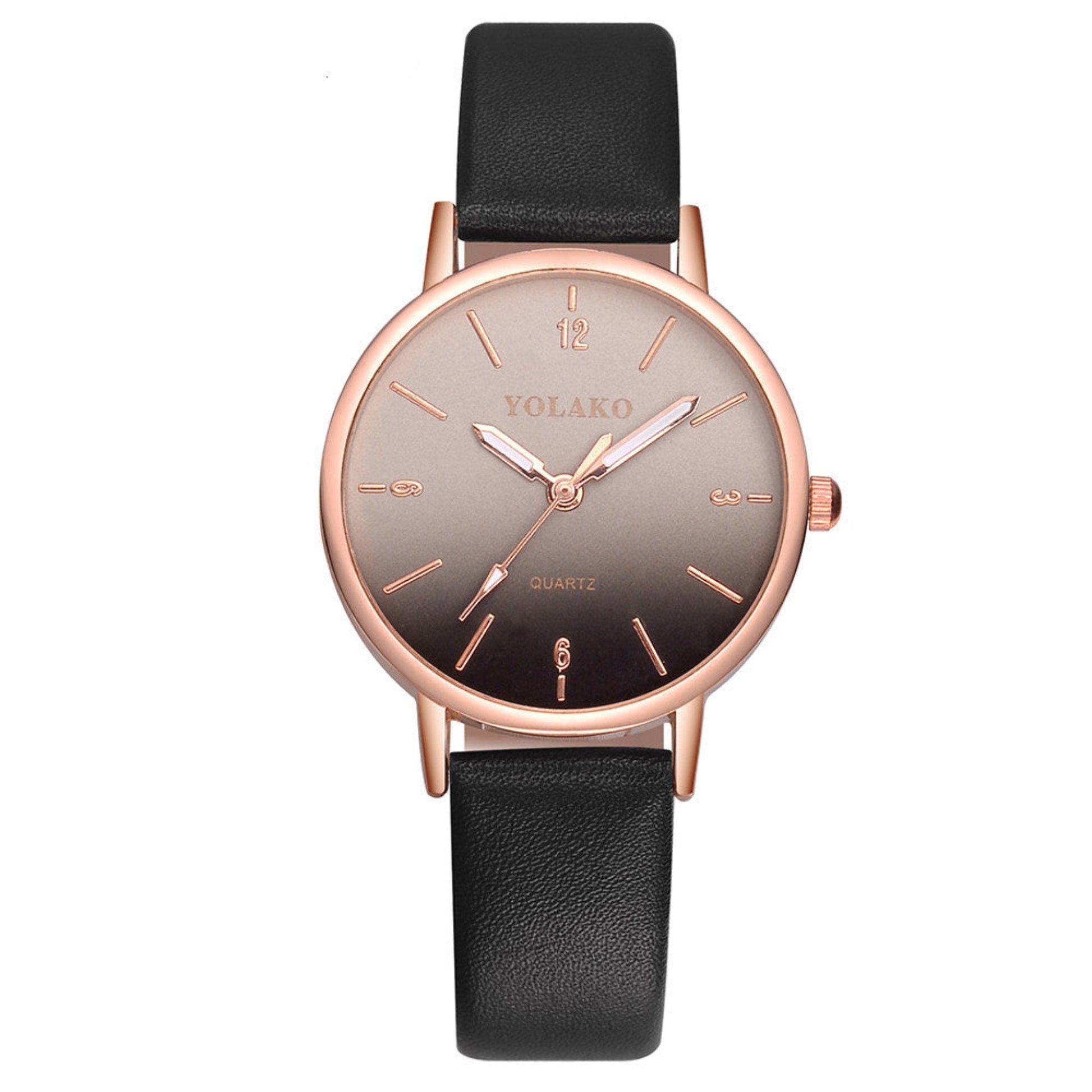 Candy Gradient Watch | Quartz, Casual Style, Imitation Leather